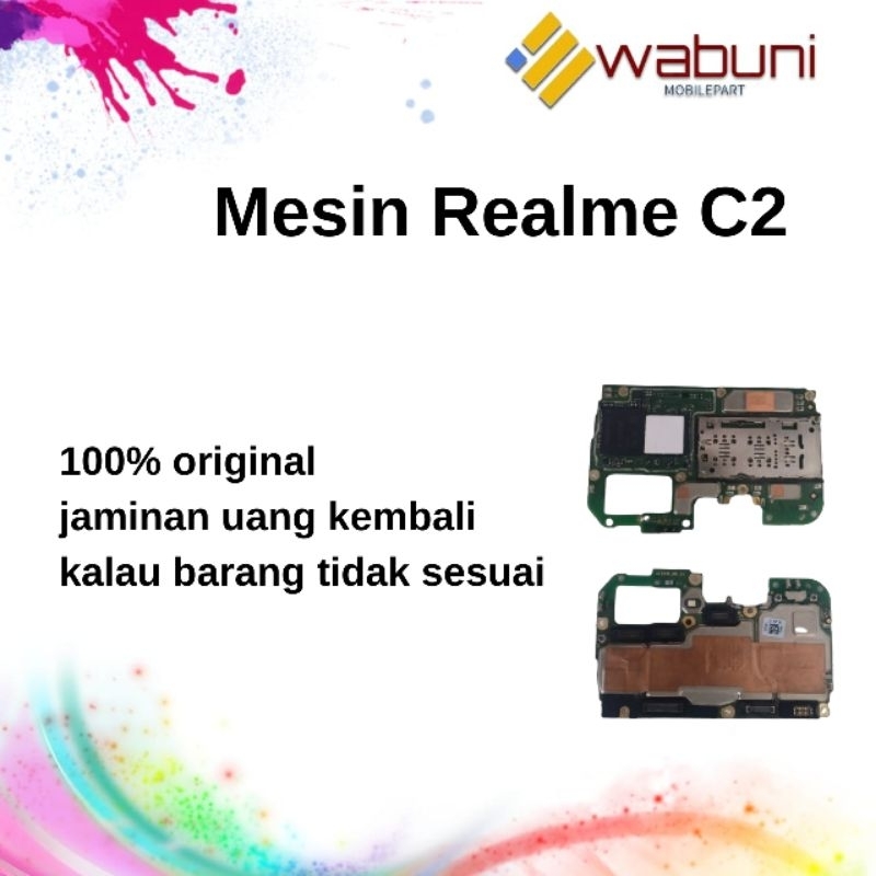 Wabunimobilepart Mesin Realme C2 Imei Ilang Ori Copotan