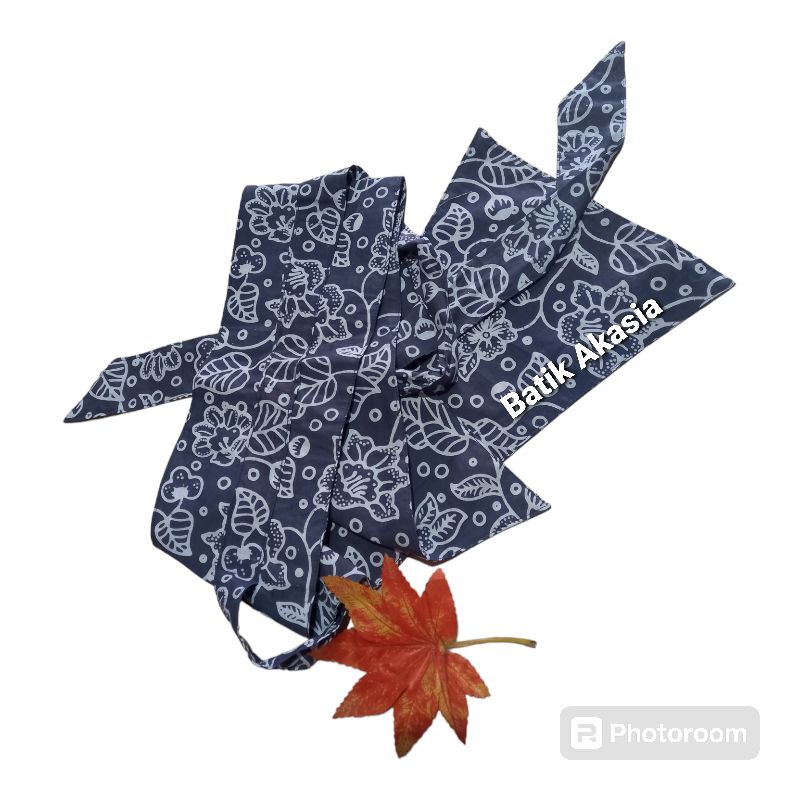 Obi belt dari akasia batik