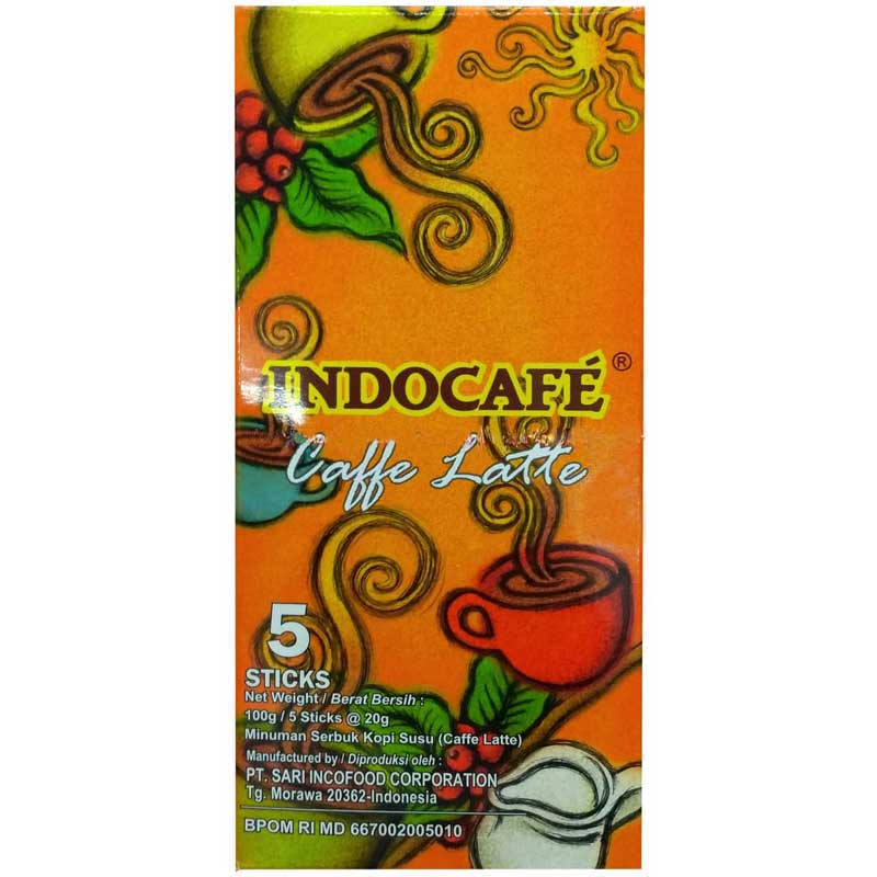 

Indocafe Caffee Latte 5 x 20 g