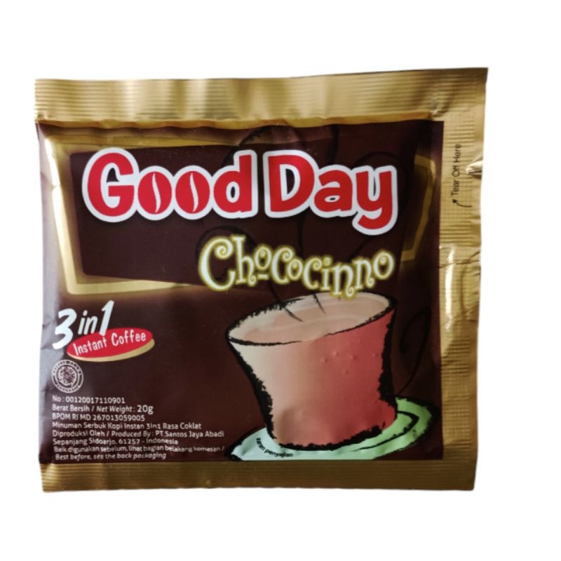 

Good Day Chococinno 3 In 1 Instant Coffee 20gr