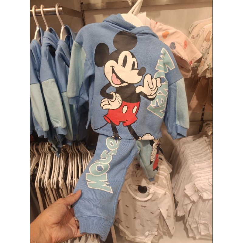 H&M Set Baby Mickey Mouse Sweater+Jogger