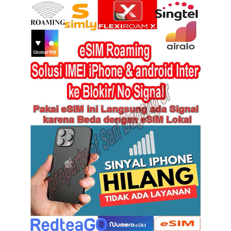 ESIM IPHONE EX INTER / IMEI KE BLOKIR (TESTER)