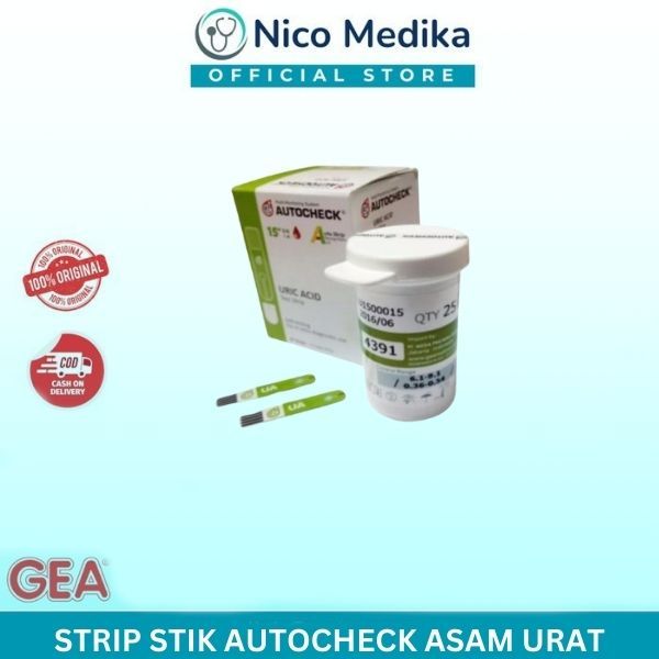 Strip Stik Autocheck Kolesterol/Gula darah/ Asam urat