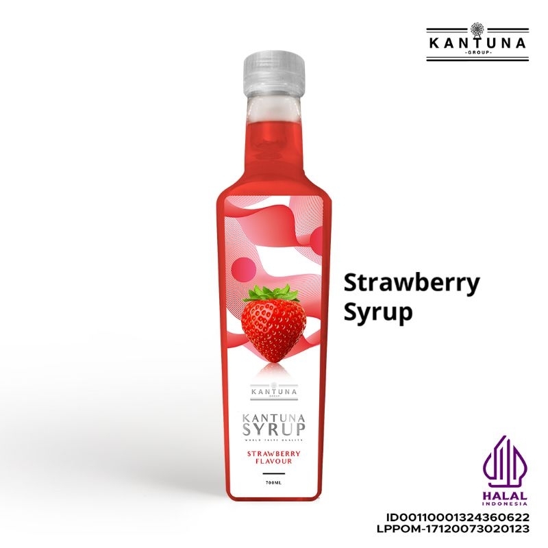 

Kantuna Syrup Strawberry - Sirup Rasa Strawberry