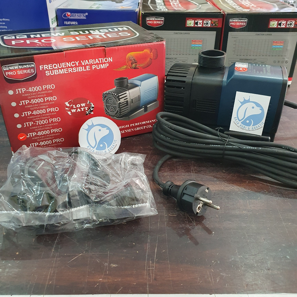 SUNSUN JTP 8000 POMPA AIR PUMP KOLAM AQUARIUM IKAN MESIN