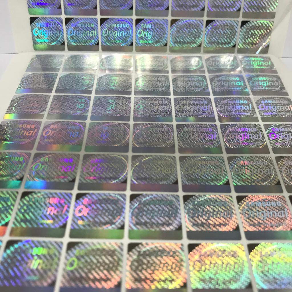 

Sticker Hologram Samsung Perlembar 49 Sticker ORI