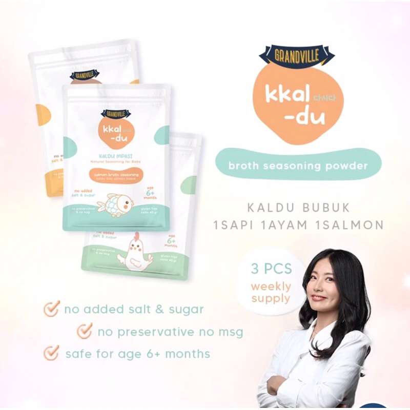 

Grandville Kaldu Sapi, Ayam, Ikan Mpasi BB Booster Non MSG Weekly Supply