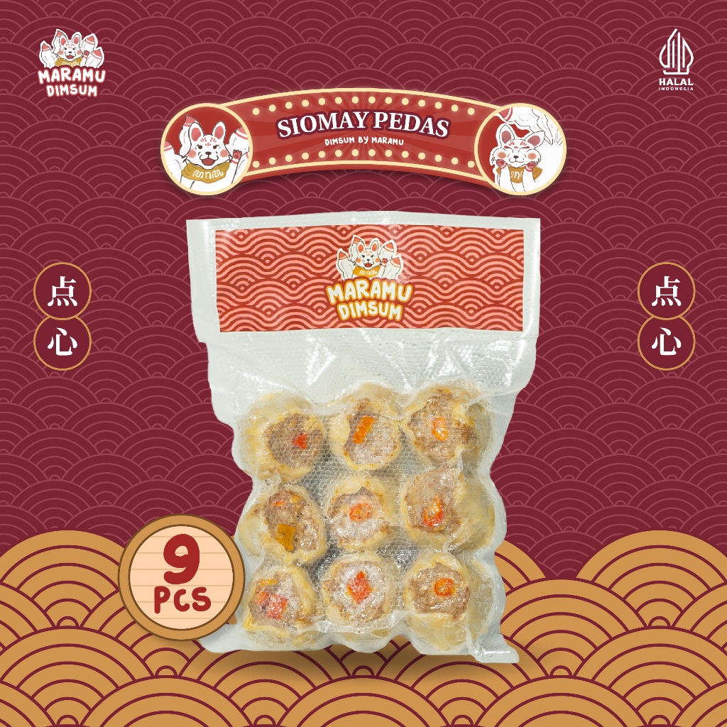 

Dimsum Siomay Pedas Isi 9 by Maramu Dimsum Jember Indonesia Halal (Frozen/Home Made/Fresh)