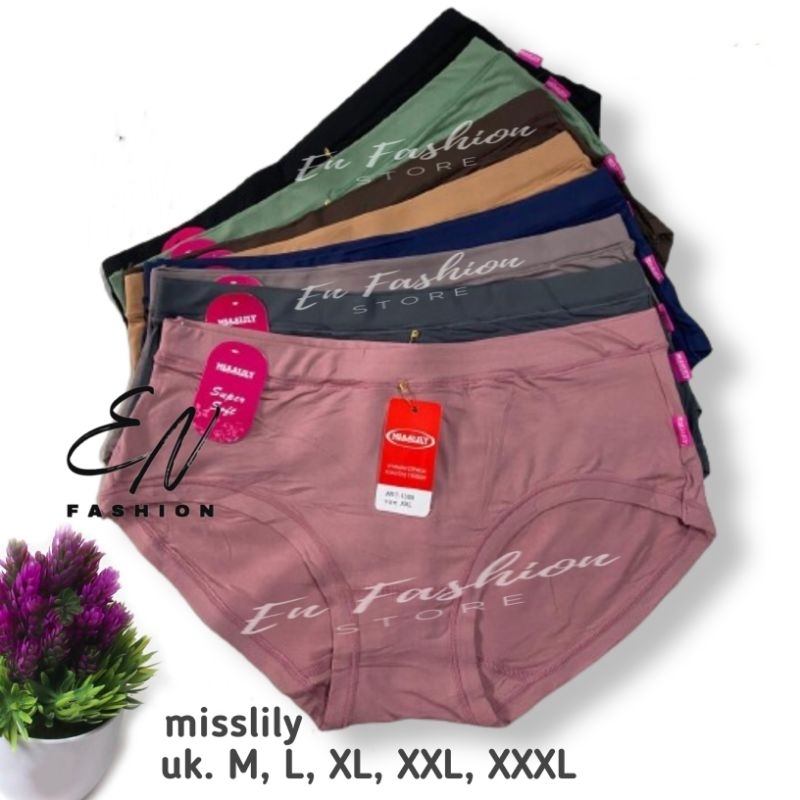 CELANA DALAM WANITA MISSLILY /Karet LEBAR/ Karet KECIL/ CD MISSLILY SUPER SOFT