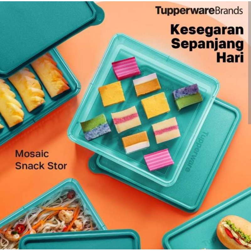 mosaic snak stor / sweet saver / snack keeper /  slice stor