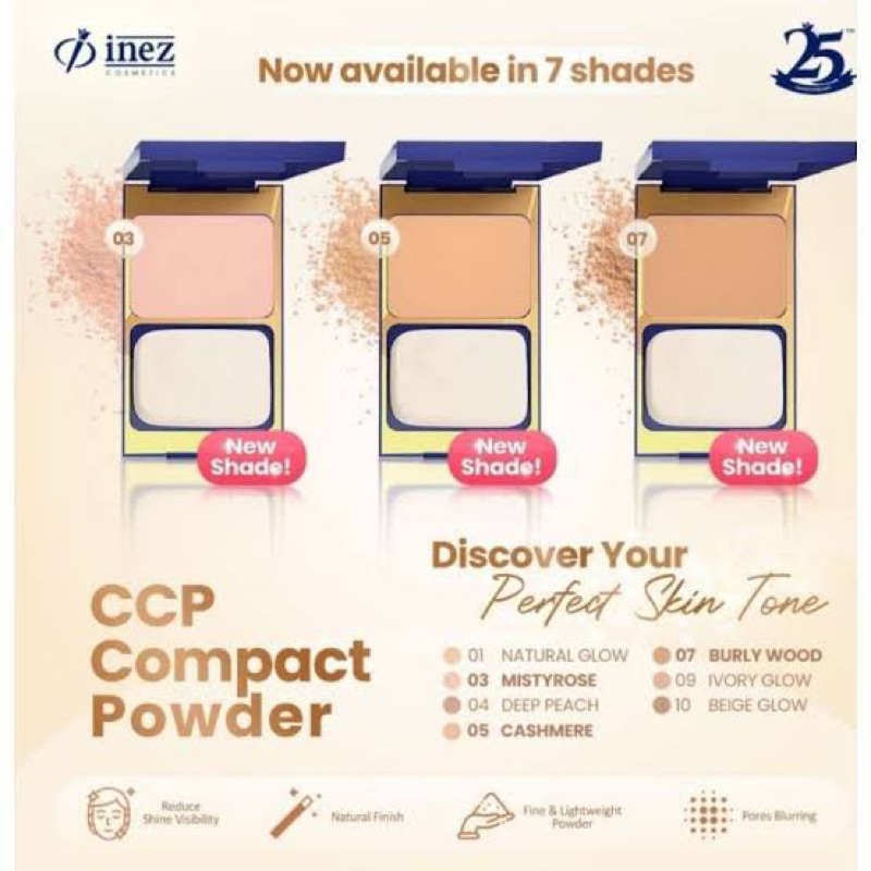INEZ COMPACT POWDER| BEDAK PADAT GLOWING
