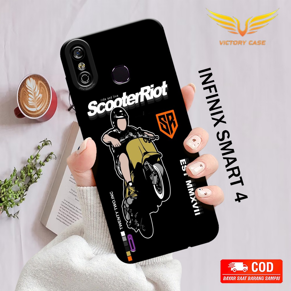 New Vespa Case - Softcase Infinix Smart 4 - Terbaru - Case Hp Infinix Smart 4 - Casing Infinix Smart
