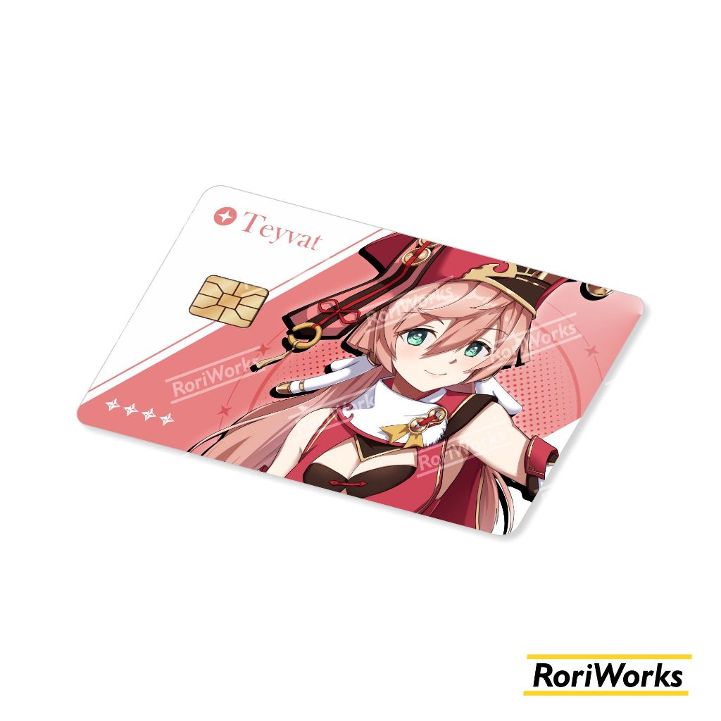 

Stiker Kartu - Yanfei | Genshin Impact | Garskin Debit Kredit Emoney Flazz