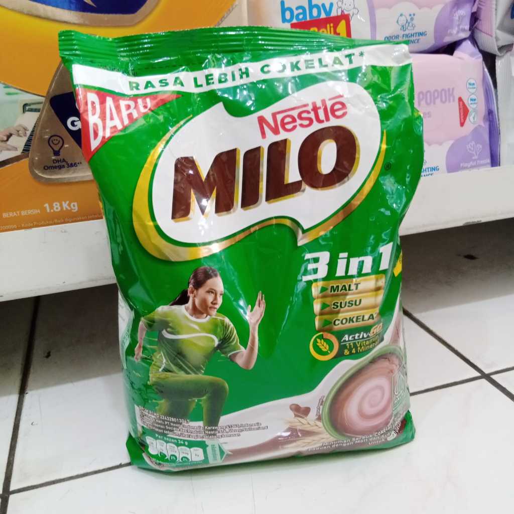 

Milo 3in1 malt dan susu 990gr