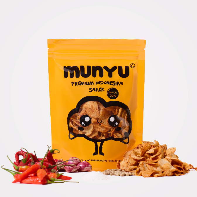 

Munyu Snack Basreng Pedas Asin Gurih Mantap dengan Cabai Asli Nusantara