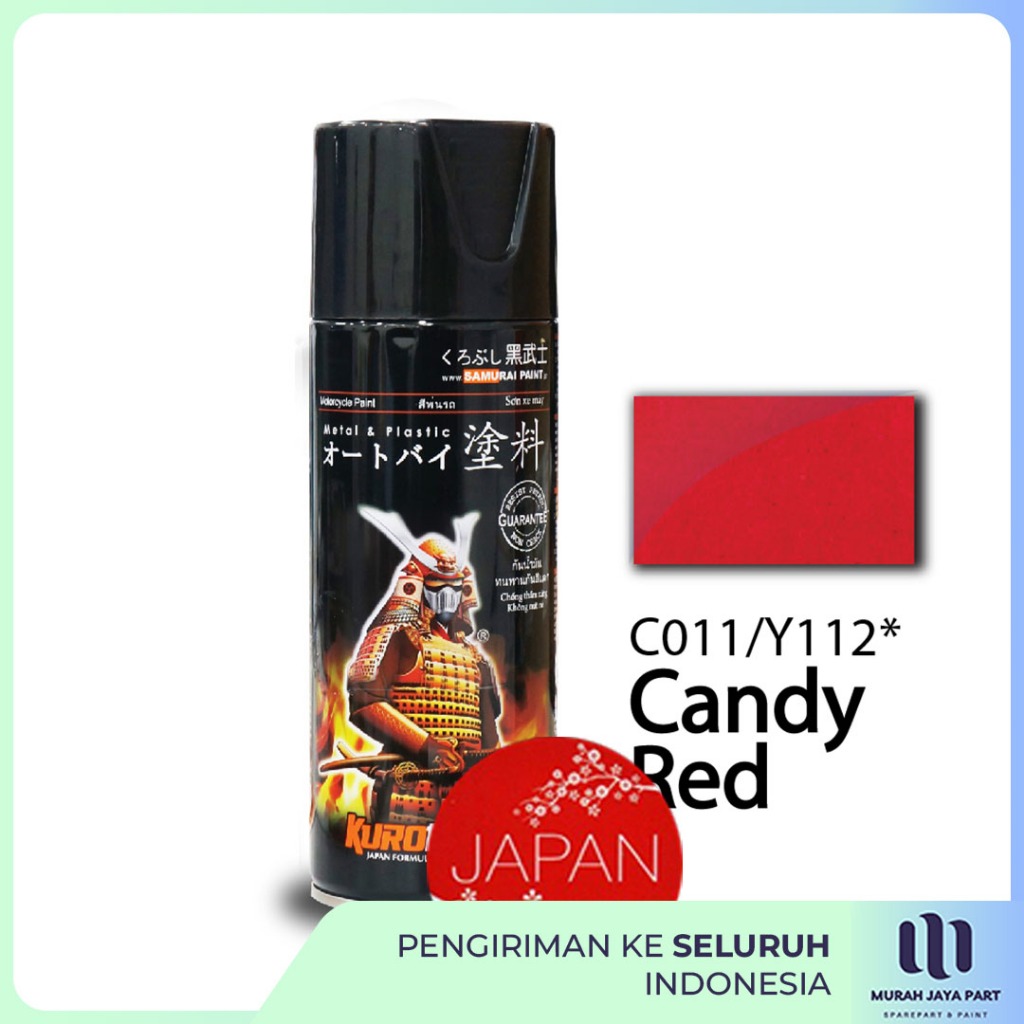MERAH PERMEN Y112 RED CANDY SAMURAI PAINT