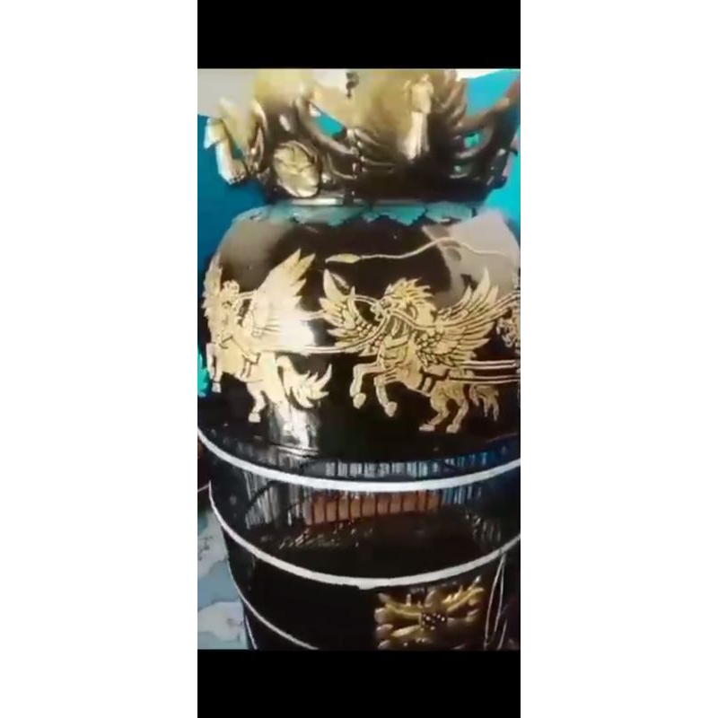 SANGKAR BURUNG PERKUTUT MAHKOTA