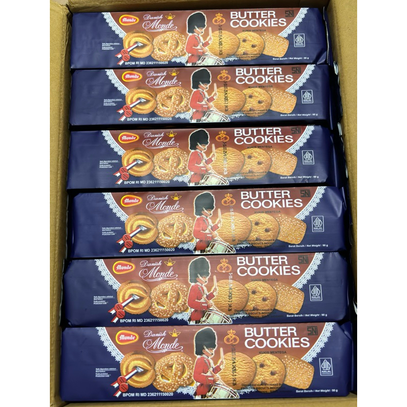 

Monde Butter cookies 90gram