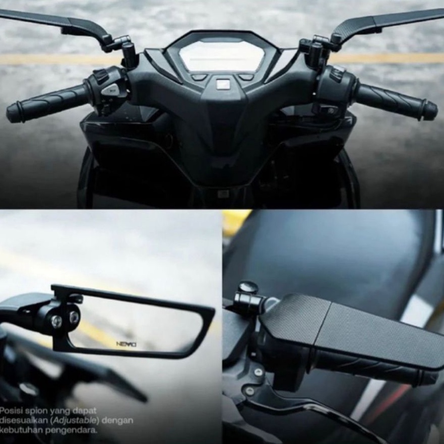HJ6 Spion Winglet Model Rizoma Vario Pcx Beat Nmax Mio  Spion Winglet CBH Viral Universal