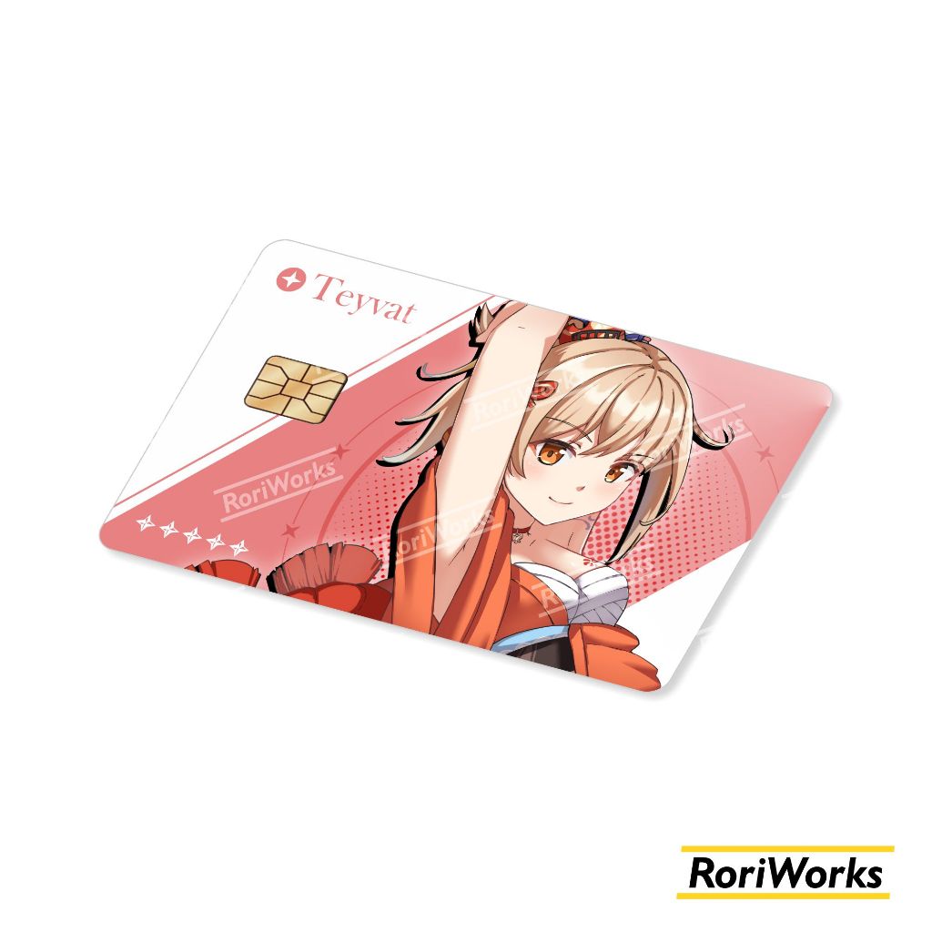 

Stiker Kartu - Yoimiya | Genshin Impact | Garskin Debit Kredit Emoney Flazz