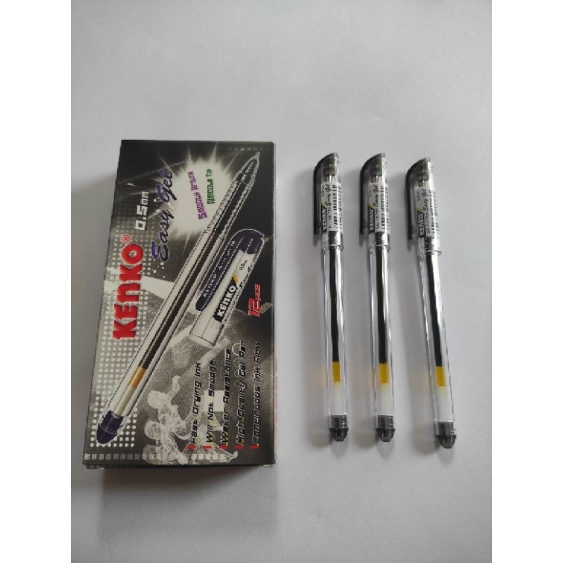 

pen gel kenko 0,5 mm hitam (perlsn)