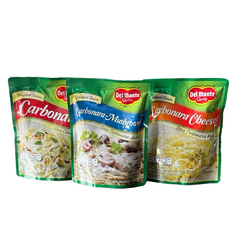 

DELMONTE Sauce Carbonara 180 Gram