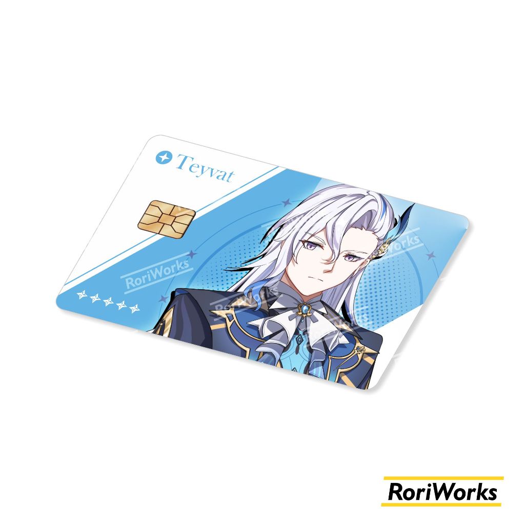 

Stiker Kartu - Neuvillette | Genshin Impact | Garskin Debit Kredit Emoney Flazz