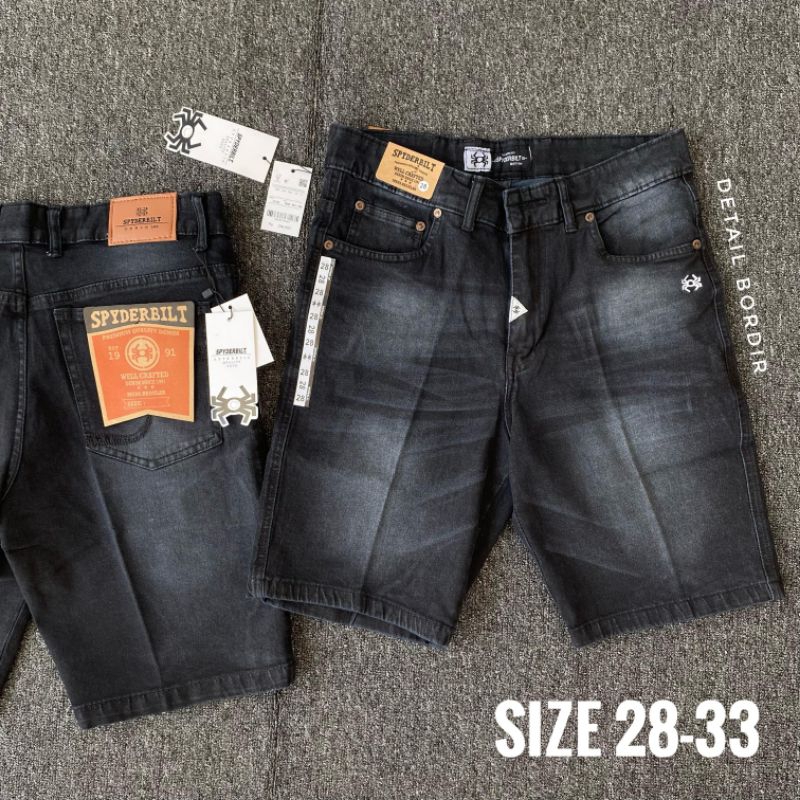 (New Arrival) Celana Jeans Pendek Cowok Spyderbilt Surfing Premium