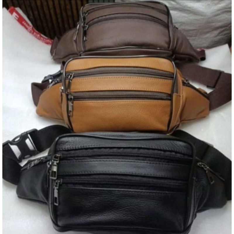 WAISTBAG KULIT ASLI GARUT WAISTBEGKULIT TAS PINGGANG KULIT