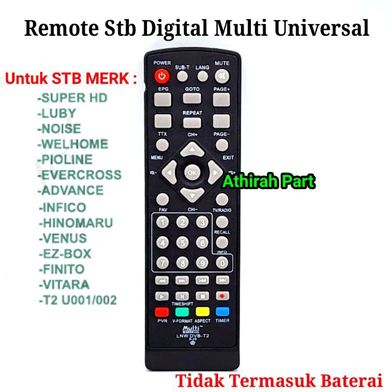 Remote Set Top Box  DIGITAL Universal Remot STB Digital
