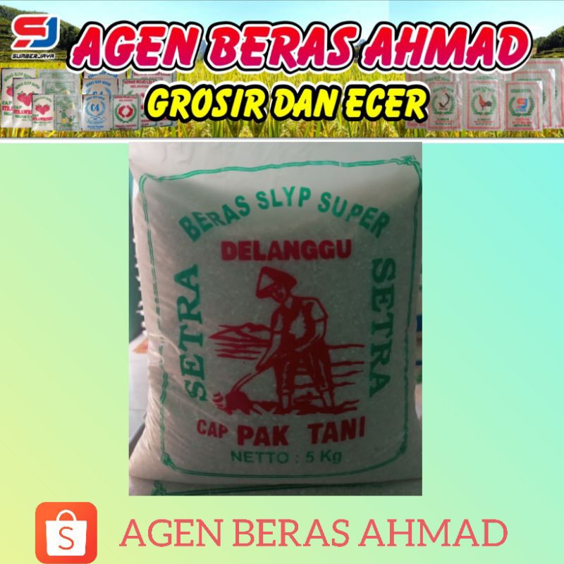 

BERAS MERK PAK TANI || KEMASAN 5KG || PUTIH PULEN
