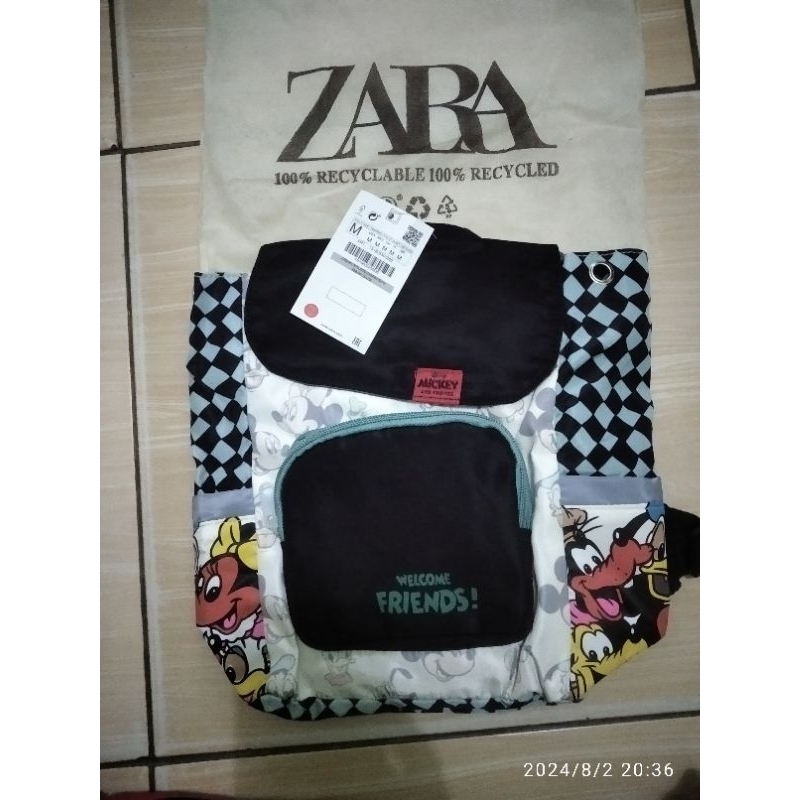 Tas Ransel Anak Original Disney By Zara tali serut