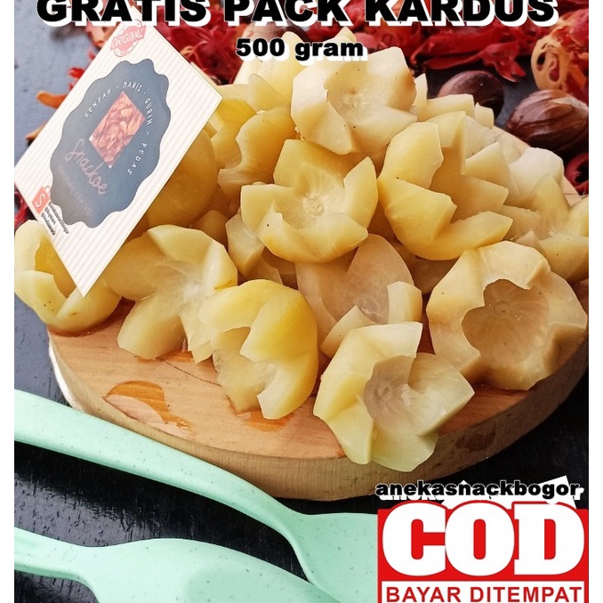 

Barang baru Manisan Buah Pala Basah 5 Gram