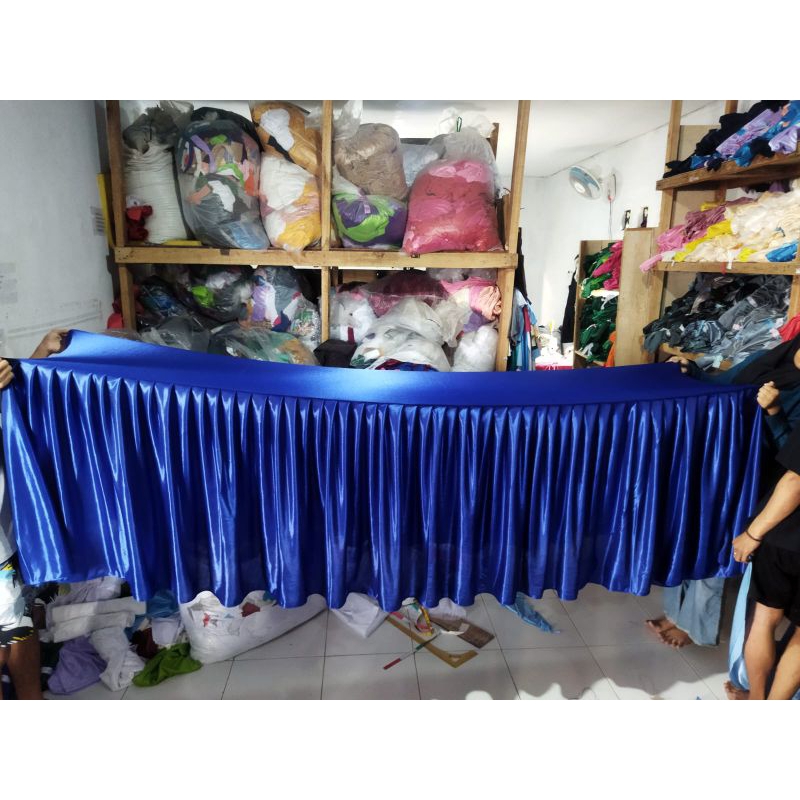 Cover meja prasmanan txlxp 80cm x 60cm x 320cm fullset