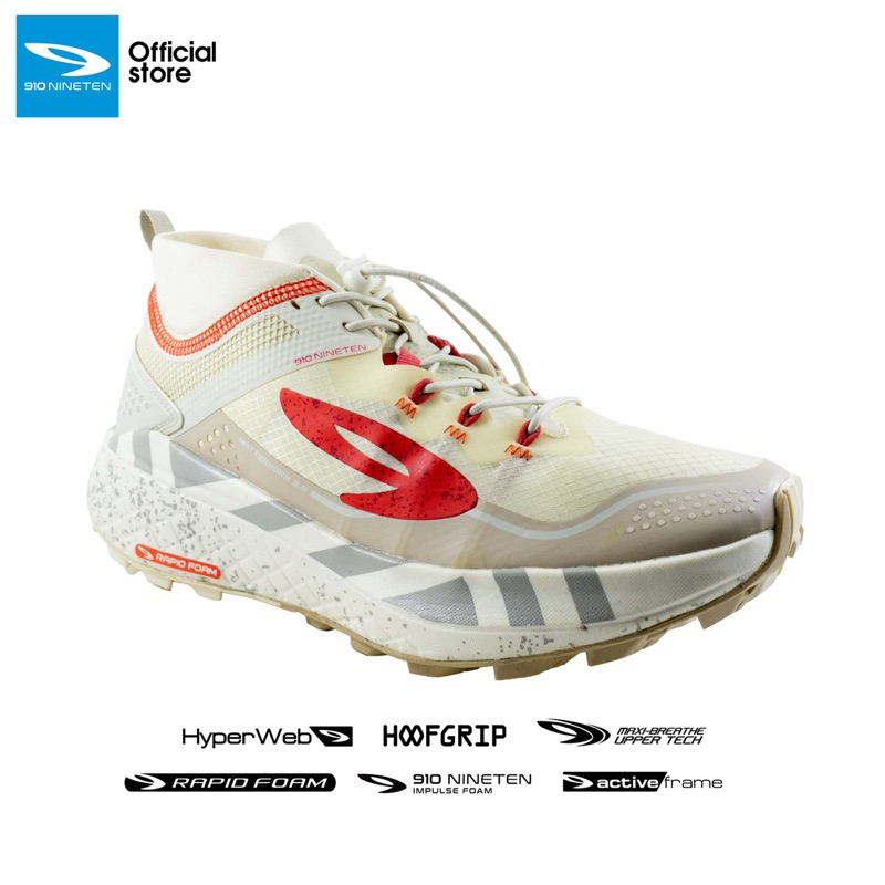 910Nineten YUZA MATTERHORN 2.0 Putih/Abu