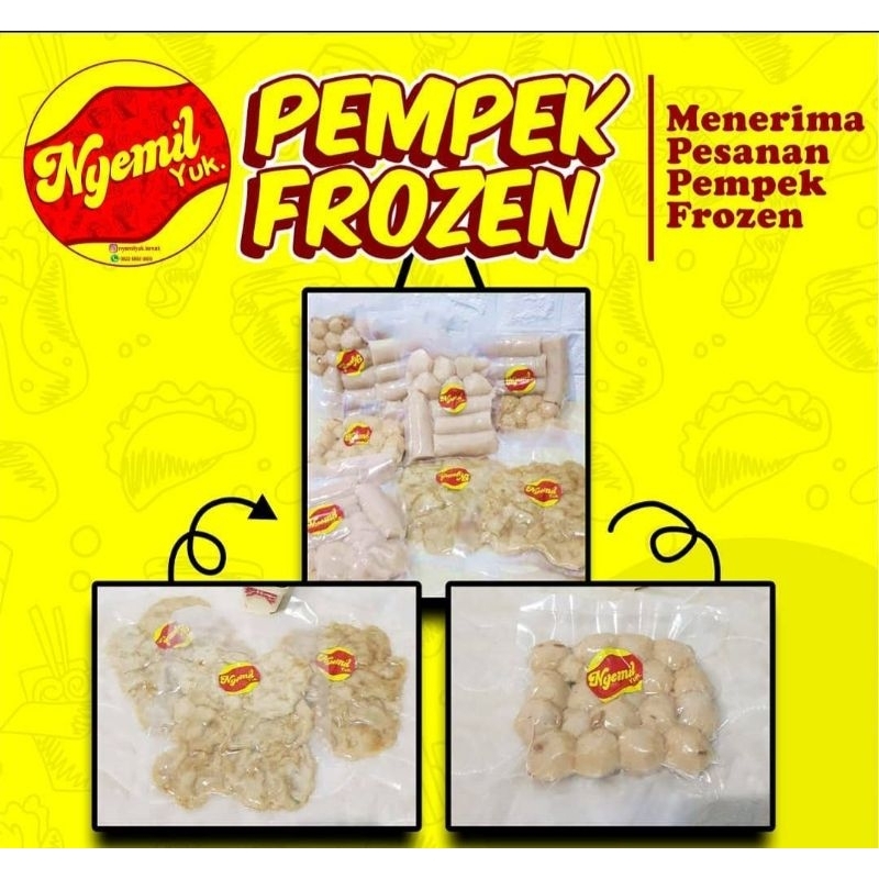 

PEMPEK FROZEN PAKET 40PC &CUKO BOTOL/ASLI IKAN GABUS TENGGIRI
