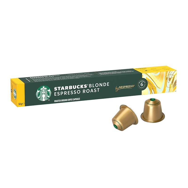 

Starbucks Nespresso Blonde Roast Coffee Capsules Capsule / Kapsul Kopi