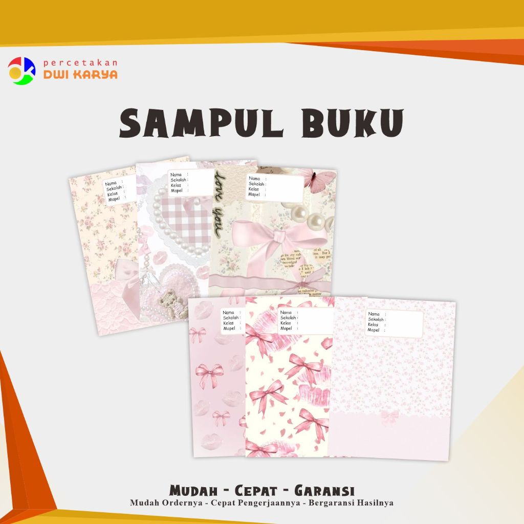 

[PAKET] SAMPUL BUKU TEMA COQUETTE 6 LEMBAR SAMPUL BUKU AESTHETIC