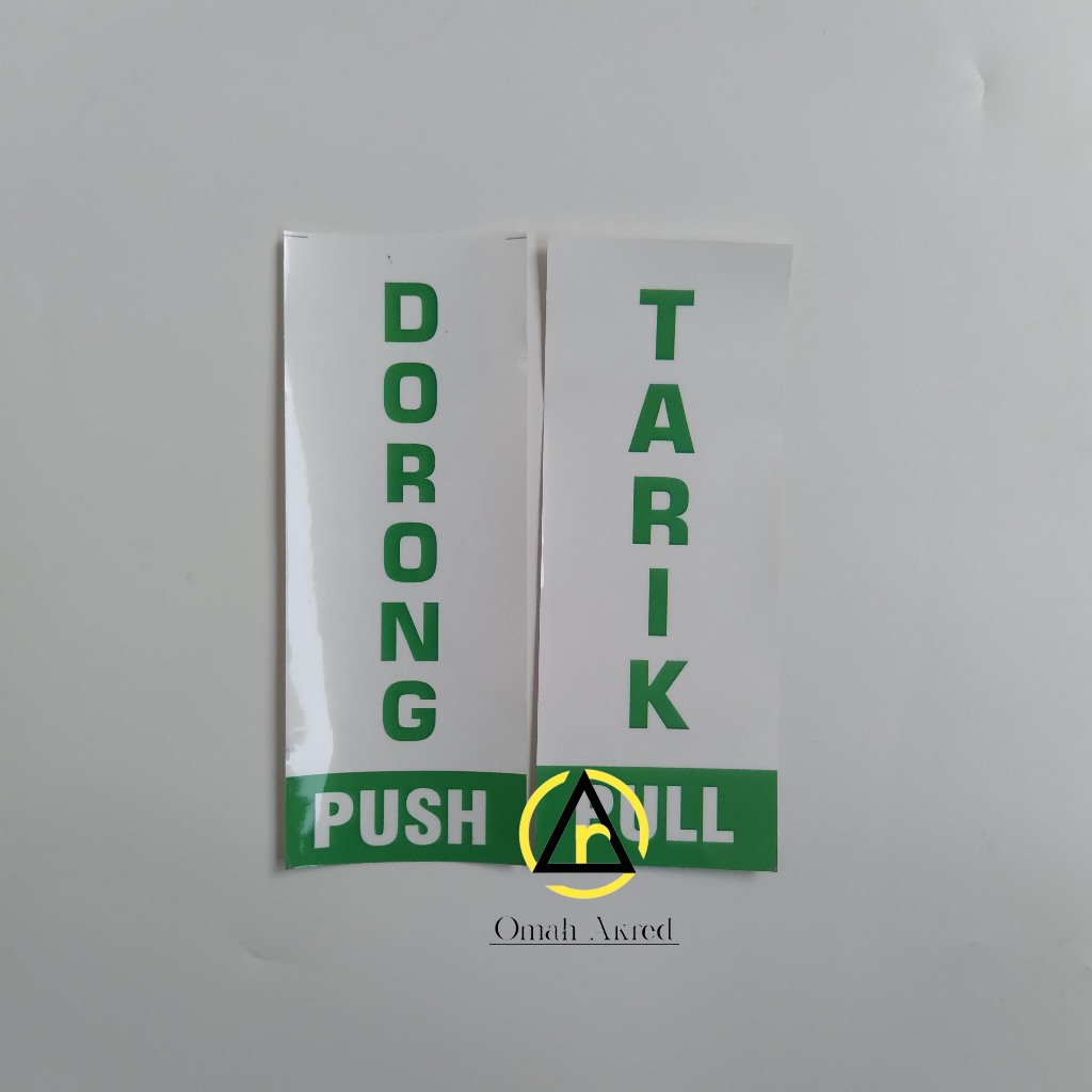 

Stiker Dorong Tarik - Pull Push - Stiker Dorong Tarik