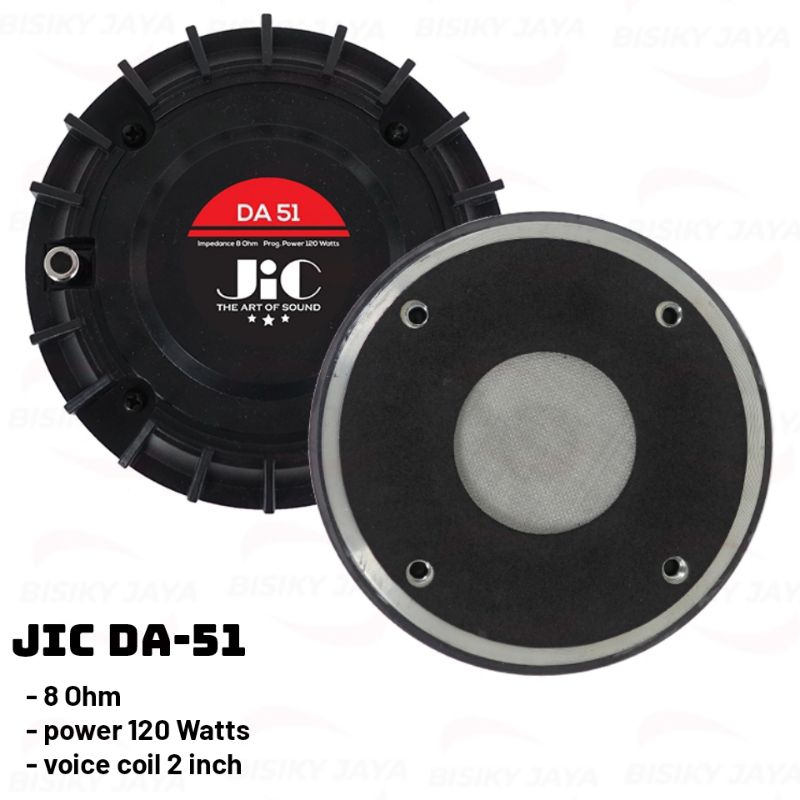 driver tweeter JIC DA 51 Original tweeter JIC DA51 / Tweeter JIC DA-51 Original Tweeter 120 watt JIC