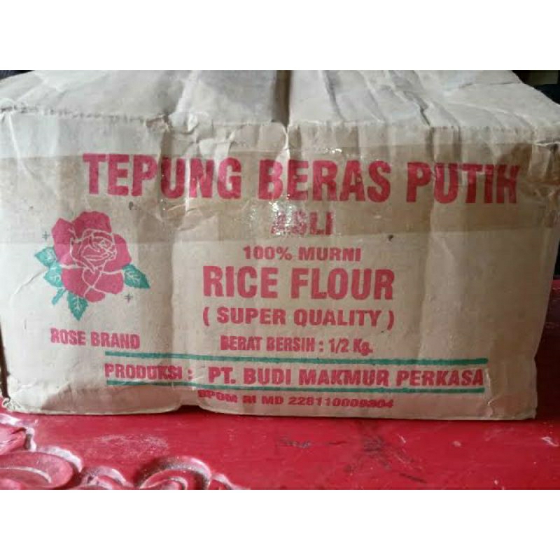 

Tepung Beras Rose Brand 1 karton isi 20pcs