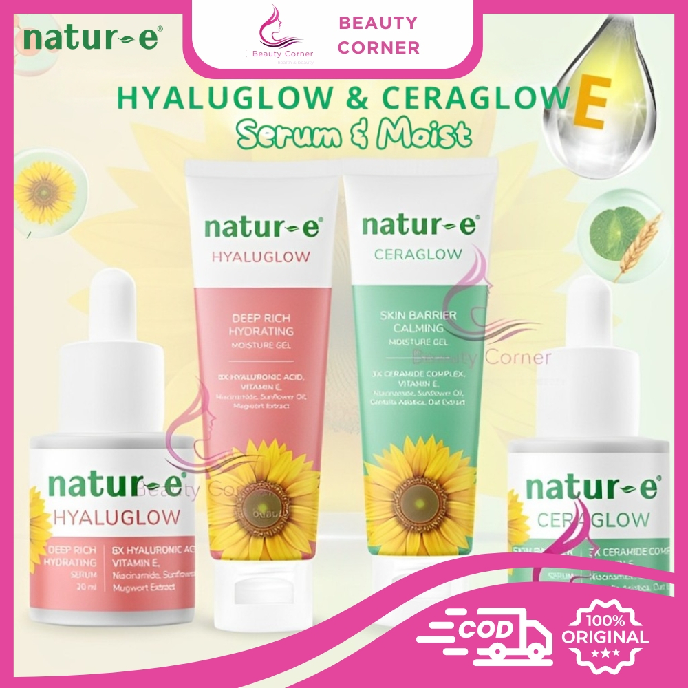 Natur-E Hyaluglow & Ceraglow Series | Serum | Moisture Gel