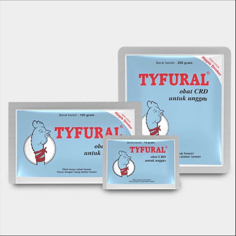 tyfural 10gram obat ayam ngorok ampuh