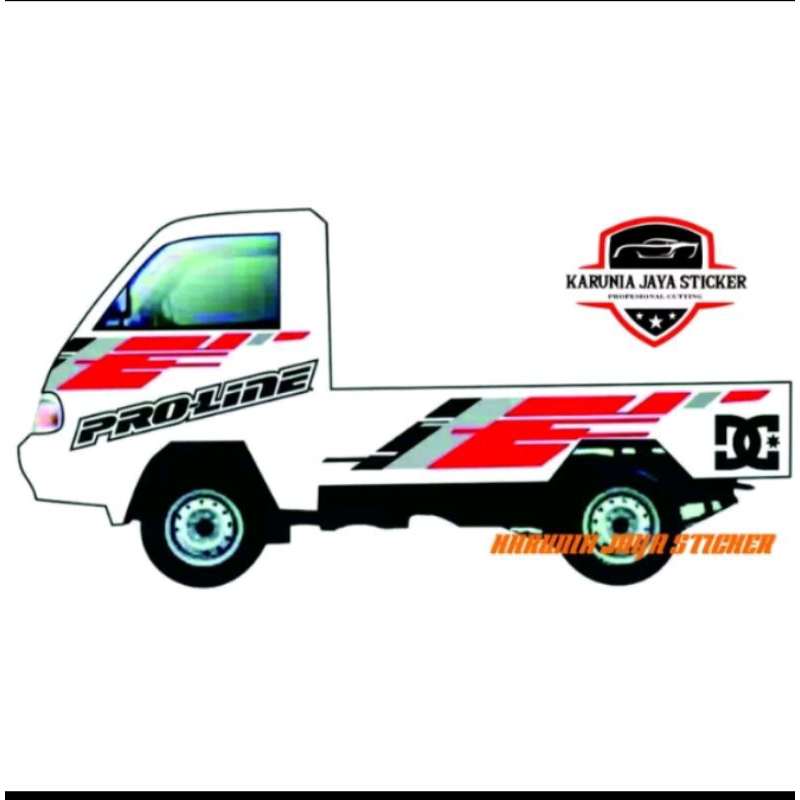 Stiker Mobil Pick up PROLINE Stiker pick up Colt T 120 ss New Carry Fatura