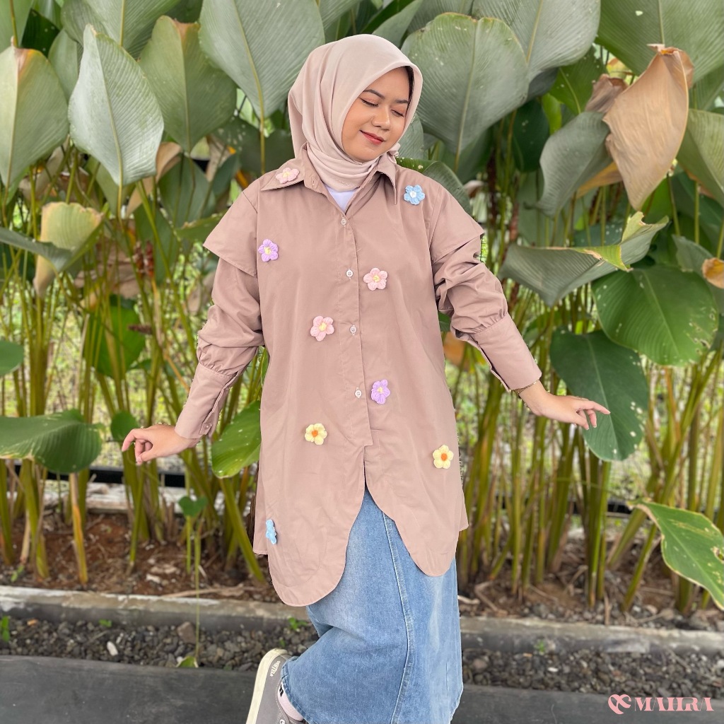 Mahra - Zara Shirt Kemeja Bangkok PoplinPremium