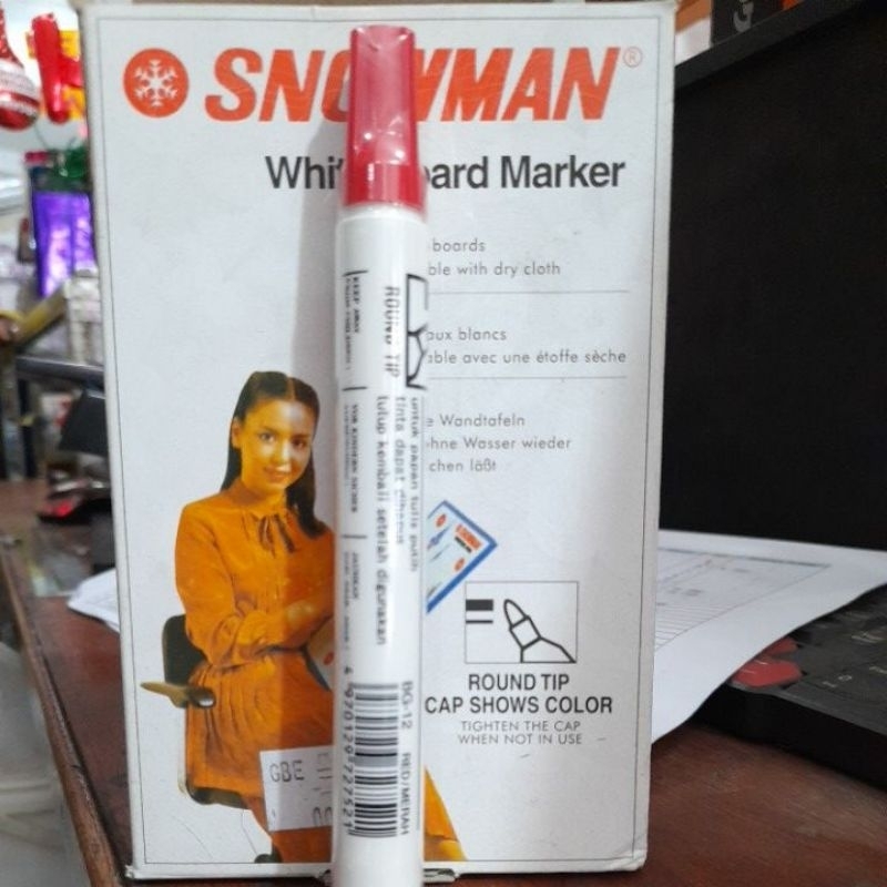 

Spidol whiteboard snowman ukuran normal