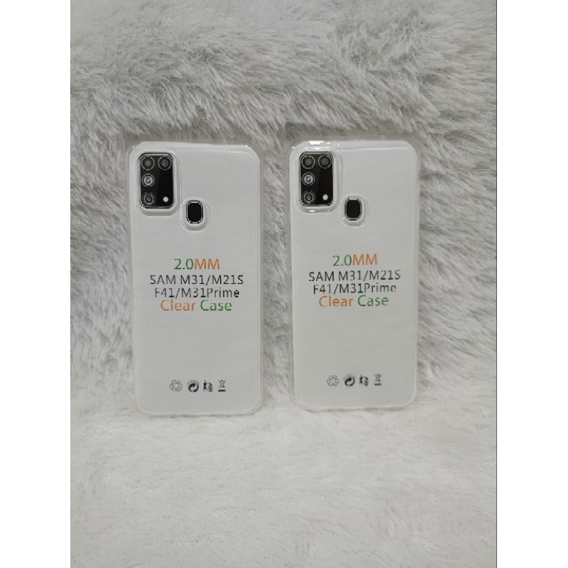 Softcase Casing SAMSUNG M31/SAMSUNG M21S/F41/M31 Prime Selikon Bening Trasparan Pelindung belakang H