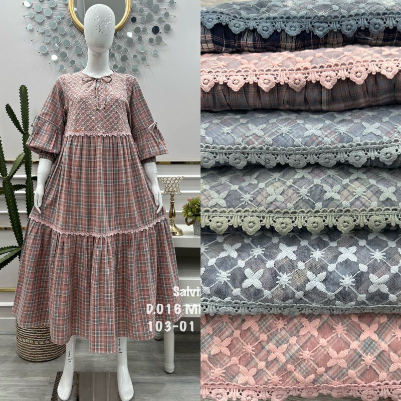 Salvina ys midi triset / midi dress salvina ys / midi bahan triset salvina ys