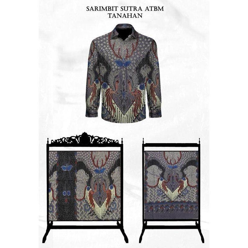 Kain batik tulis sarimbit sutra atbm batik tulis couple / pasanga asli 100% original SR149