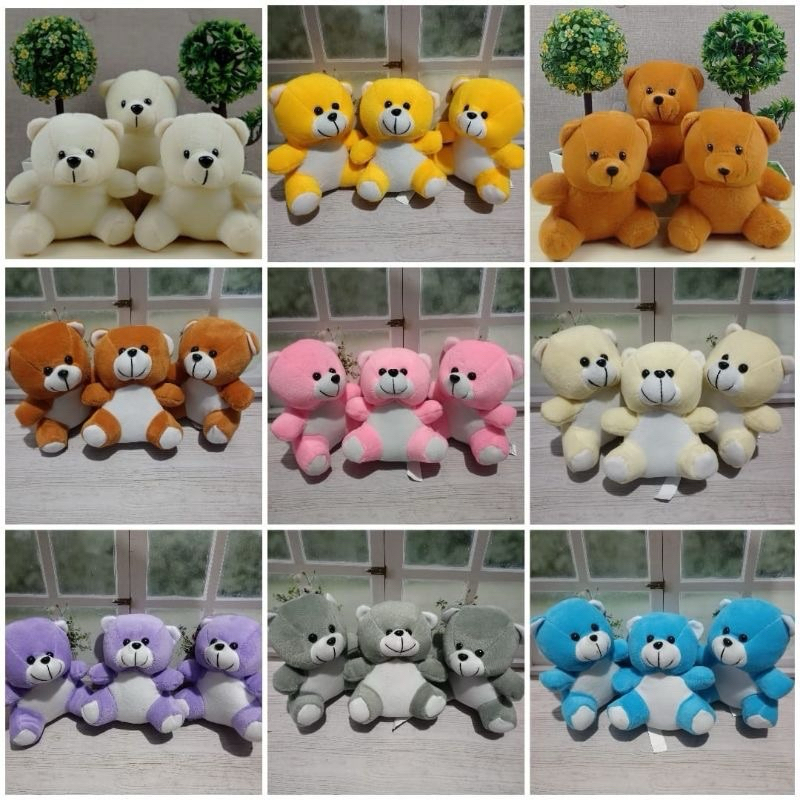 BONEKA BEAR 15cm / BONEKA BUKET / BONEK BEAR MINI